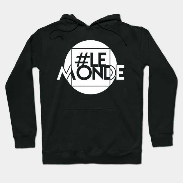 1st Official tshirt: LeMonde black edition Hoodie by Likeapauvre Store